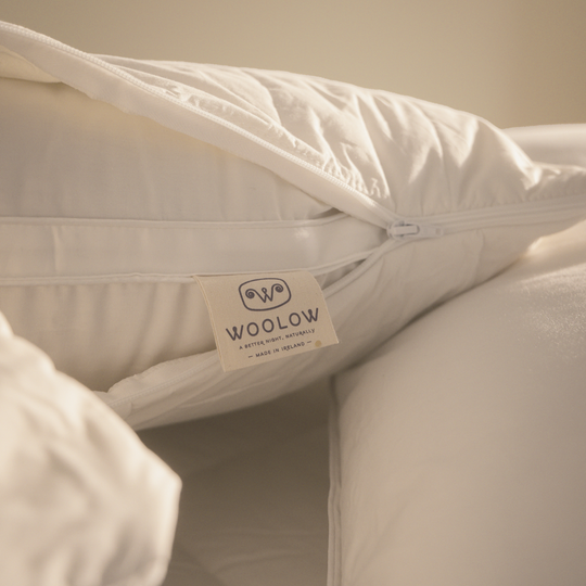Wool Quilted Pillow Protector (2pk)