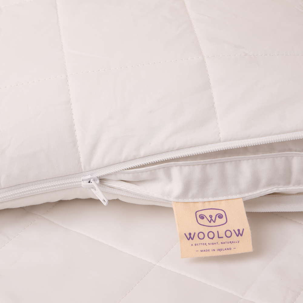 Wool Quilted Pillow Protector (2pk)