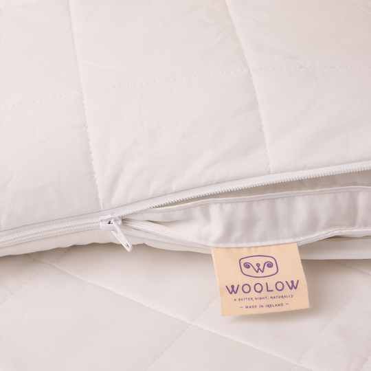 Wool Quilted Pillow Protector (2pk)